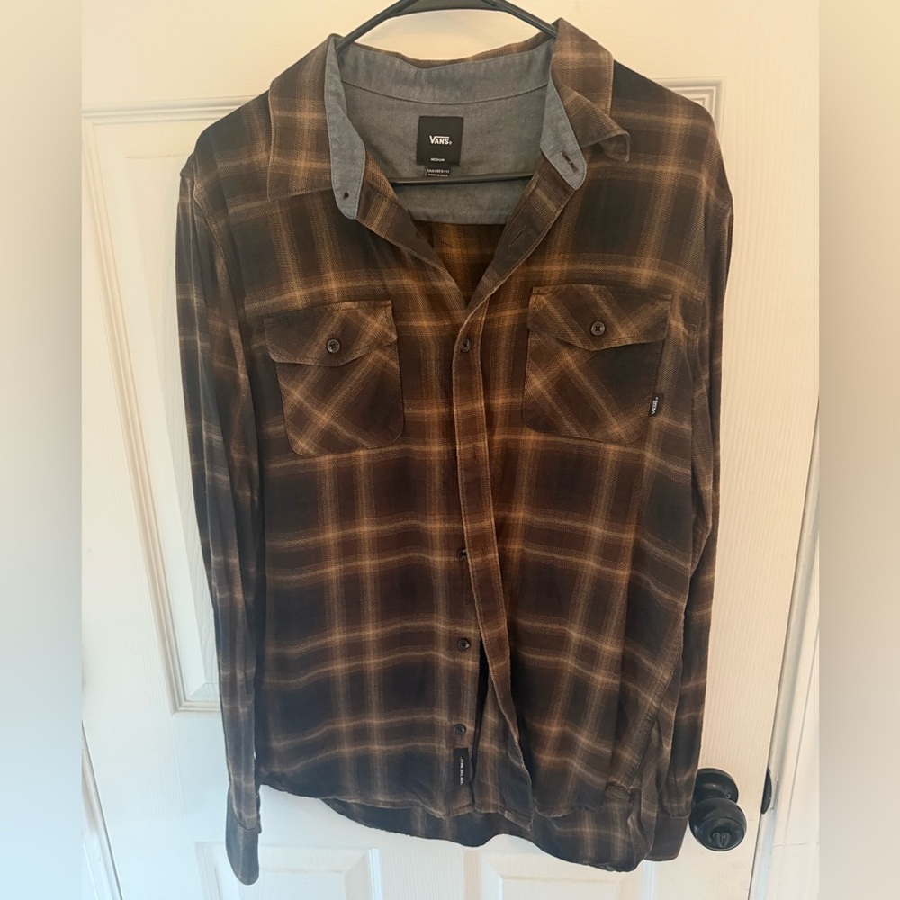 Vans Dark Brown Checkered Shirt